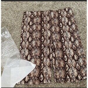 New Leopard Bike Shorts Soft Stretchy Fabric